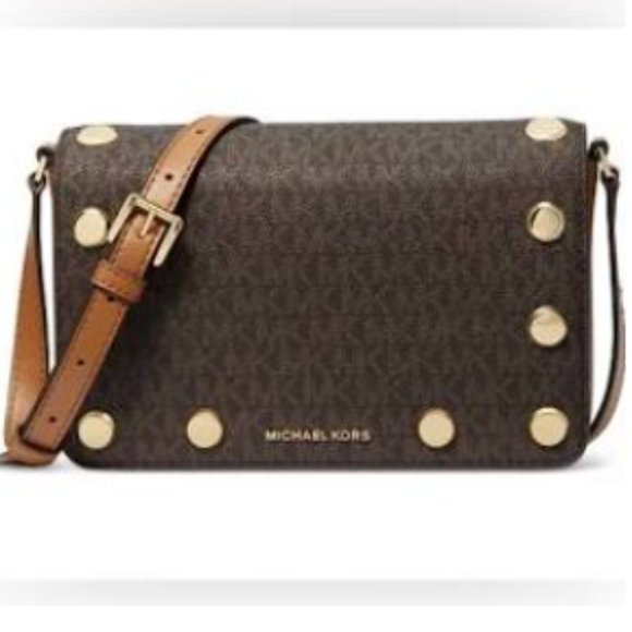 Michael Kors - Small Holly Studded Flap Crossbody (NWT) - Picture 1 of 8